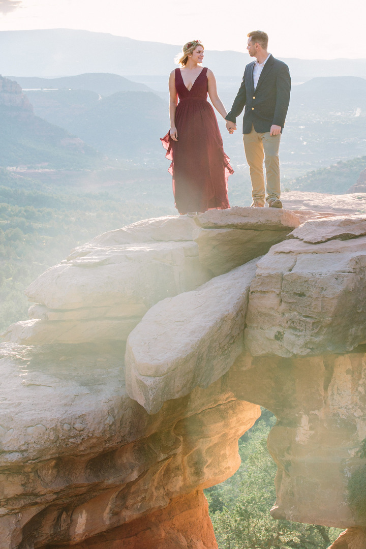 Sedona Engagement Photos Merry Go Round Rock At Schnebly Hill Jane In The Woods Blog