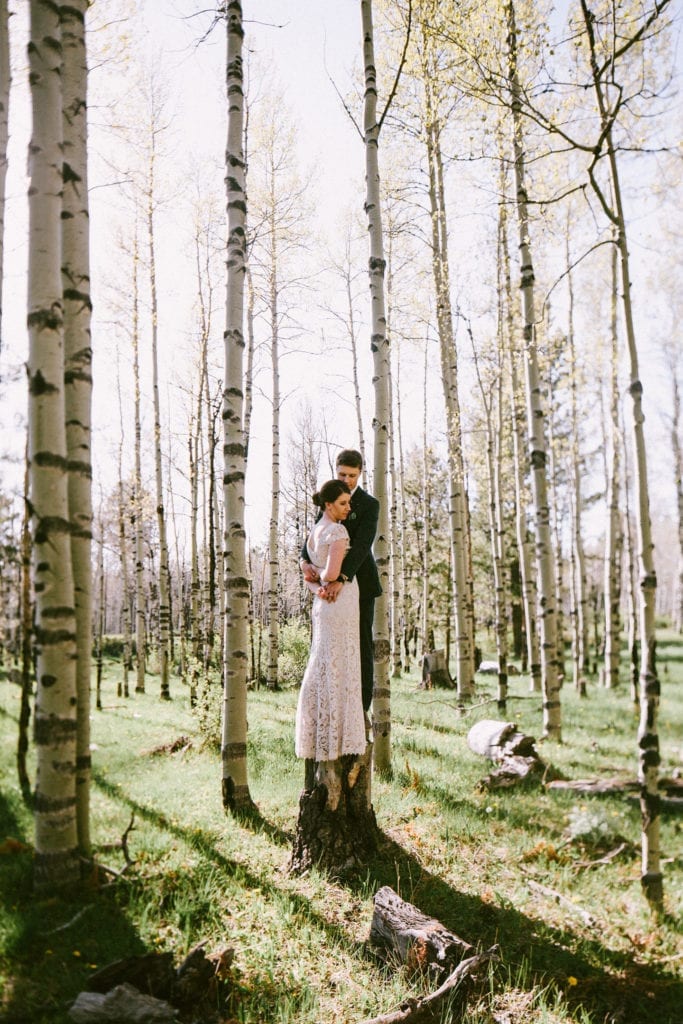 Flagstaff Wedding Photographer Forest Elopement at Hart Prarie Jane in the Woods Sedona