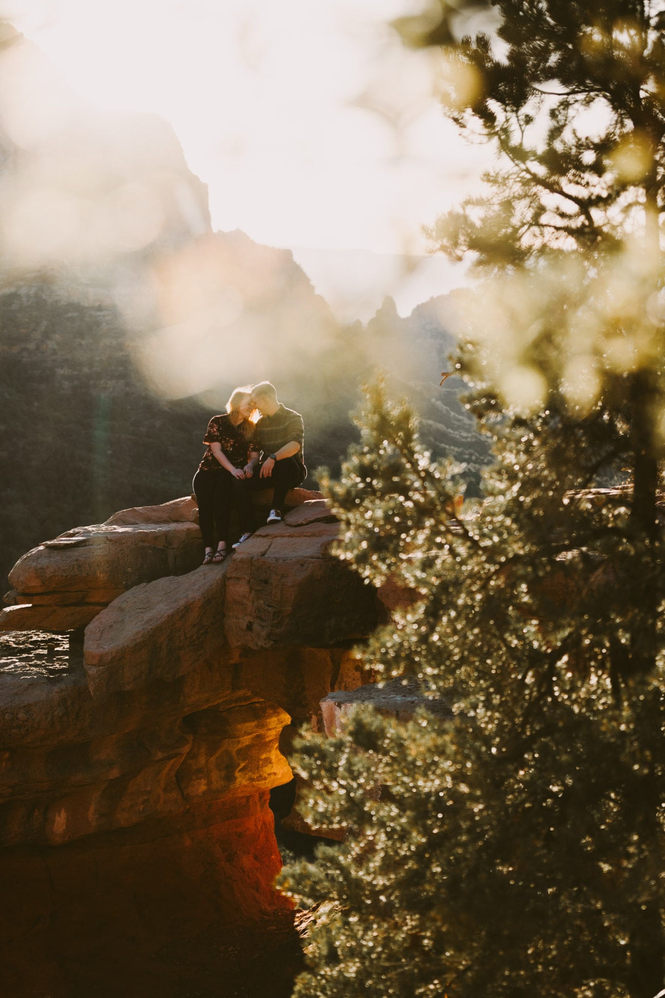 Sedona Engagement Photos At Merry Go Round Rock Photography Planner Jane In The Woods